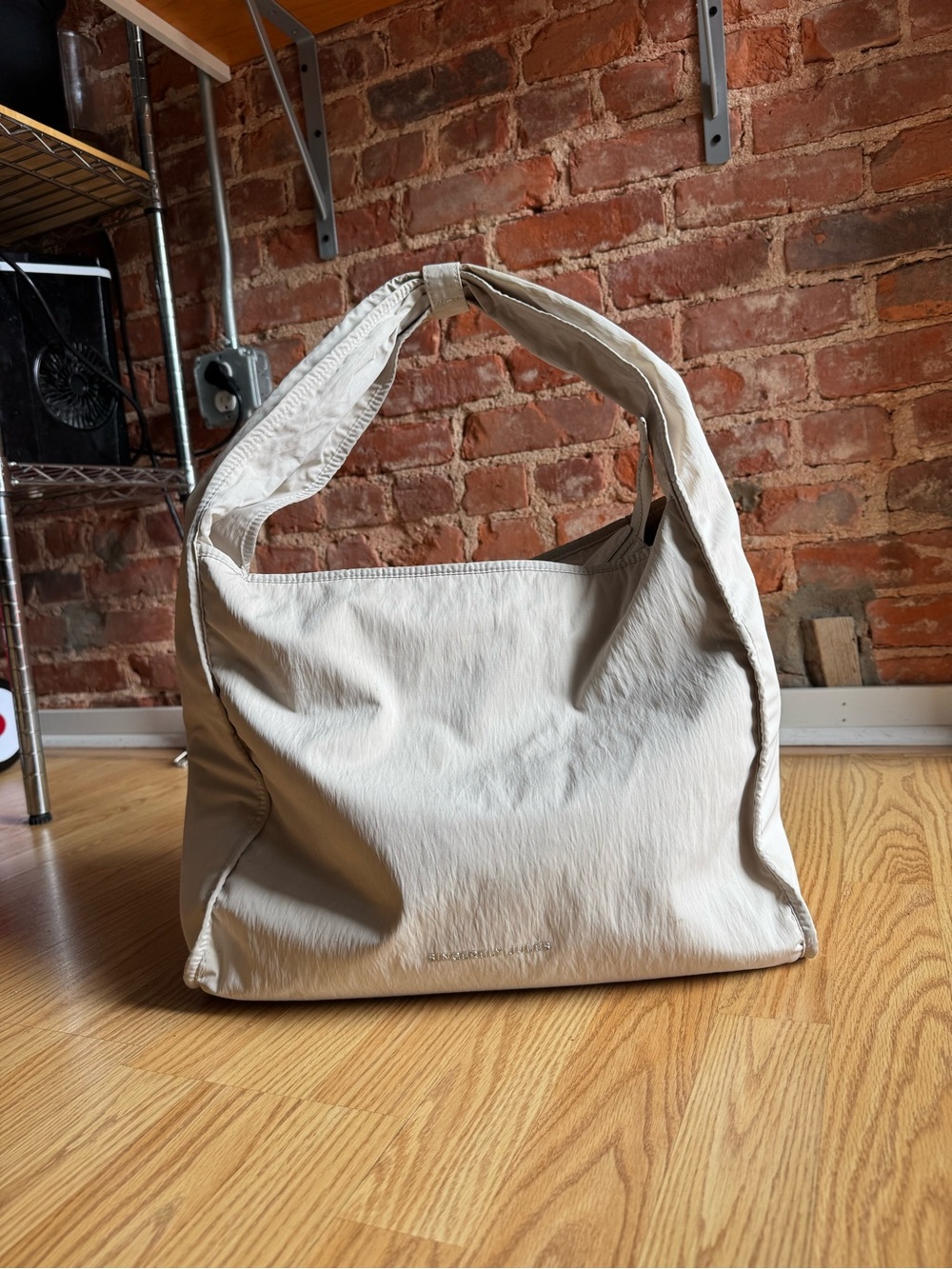 Sincerly Jules Soft Cream Shoulder Hobo